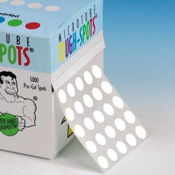 USA Scientific Inc&nbsp;5-Across Tough-Spots, 1/2 inch diameter, white