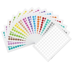 GA International Lab-TAG Cryogenic Labels – Cryogenic Color Dots for 1.5