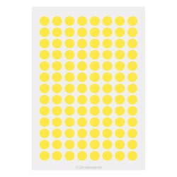 GA International&nbsp;Cryogenic Color Dots for Tops of 0.5 mL & 1.5 mL Microtubes 0.354