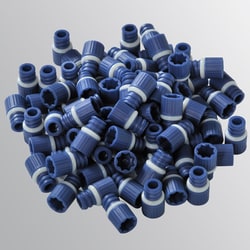 USA Scientific Inc Micronic screw cap with O-ring, blue