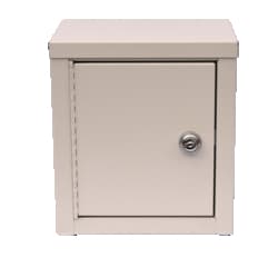 Omnimed Inc Mini Double Door Economy Narcotic Cabinet (9”H X 8”W X 5 5⁄8”D),
