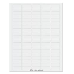 GA International Removable Cryo-LazrTAG - Cryogenic Labels for Laser Printers