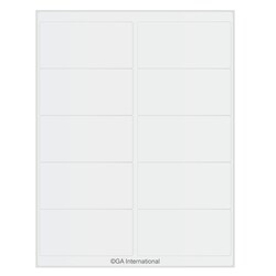 GA International Permanent Cryo-LazrTAG - Cryogenic Labels for Laser Printers