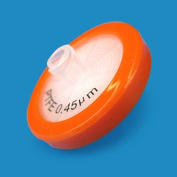 Tisch Scientific PTFE Syringe Filters, 0.45 um, 30mm, Luer-Lok/Luer Slip,