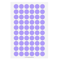GA International&nbsp;Cryogenic Color Dots for Tops of Microtubes 0.5