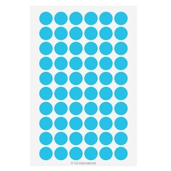 GA International&nbsp;Cryogenic Color Dots for Tops of Microtubes 0.5