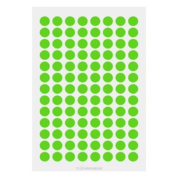 GA International&nbsp;Cryogenic Color Dots for Tops of 0.5 mL & 1.5 mL Microtubes 0.354