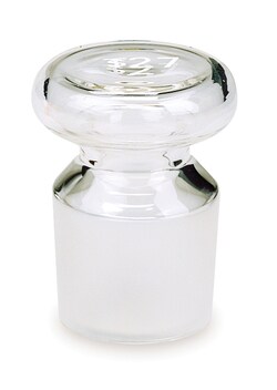 Vee Gee Vee Gee Ground Glass Flask Stoppers, Clear, No. 16, Quantity: Pack