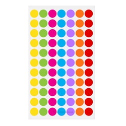 GA International Cryogenic Color Dots for Tops of 0.5 mL & 1.5 mL Microtubes