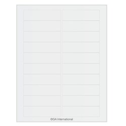 GA International Permanent Cryo-LazrTAG - Cryogenic Labels for Laser Printers