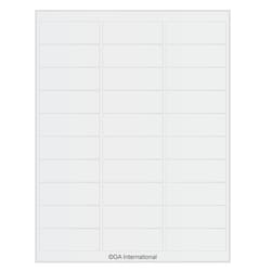 GA International Removable Cryo-LazrTAG - Cryogenic Labels for Laser Printers
