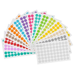 GA International&nbsp;Cryogenic Color Dots for Tops of Microtubes 0.5