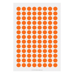 GA International&nbsp;Cryogenic Color Dots for Tops of 0.5 mL & 1.5 mL Microtubes 0.354