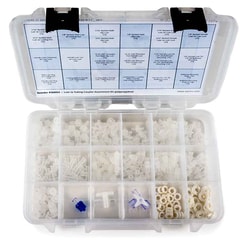 World Precision Instrument Luer-to-Tubing Coupler Assortment Kit (polypropylene),