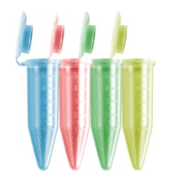 Alkali Scientific MacroTube, 5mL flip cap, assorted colors, non-sterile,
