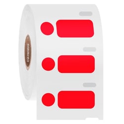 GA International DYMO-Compatible Cryogenic Labels 1.04" x 0.5" + 0.375"