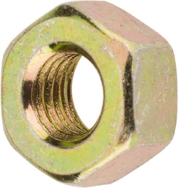 MSC Value Collection 39611 1/4-28 UNF Steel Right Hand Hex Nut 7/16