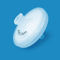 Tisch Scientific PTFE Hydrophilic Syringe Filters, 1 um, 25mm, Luer-Lok/Luer