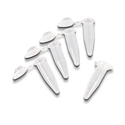 Alkali Scientific Qwik-Snap 1.7mL Clear Microcentrifuge Tubes, Sterile,