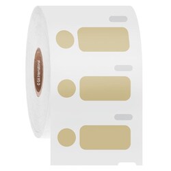 GA International DYMO-Compatible Cryogenic Labels 1.04" x 0.5" + 0.375"