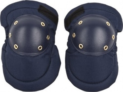MSC PRO-SAFE 7102-P Size Universal, Hook & Loop Straps, Hard Protective Cap, Knee Pad Foam Padding, Navy Blue, 2 Elastic Straps, Nylon Cover