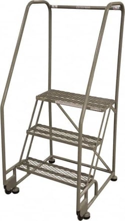 MSC Cotterman D0920121-02 60" High 450 Lb Capacity 3 Step Rolling Warehouse