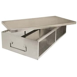 Cole-Parmer Upright Freezer Bin Rack Small, with Lid 16.34 x 12.8 x 10.98"