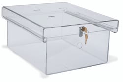 Omnimed Inc&nbsp;X-Large Clear Acrylic Refrigerator Lock Box