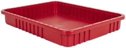 MSC Quantum Storage DG93030RD 100 Lb Load Capacity Red Polypropylene Dividable