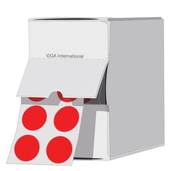 GA International&nbsp;Lab-TAG&trade; Cryogenic Labels – Cryogenic Color Dots for 1.5 ml Microtube Tops
