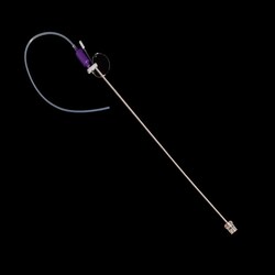 Instech&nbsp;Two channel rat Vascular Access Button tether assembly, 10.5in, sterile. Mates with VABR2B/22 button. For continuous infusion and blood sampling or bile sampling.