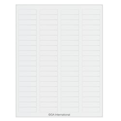 GA International Steri-JetTAG - Autoclave-Resistant Labels for Inkjet Printers
