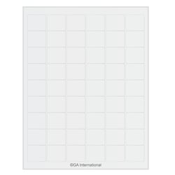 GA International&nbsp;Removable Cryo-LazrTAG&trade;- Cryogenic Labels for Laser Printers (US Letter Size) PATENTED