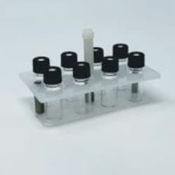 HEPATOCHEM 8 X 2 ml vials photochemistry holder for PhotoRedOx Box, Duo, and TC