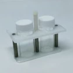 HEPATOCHEM 2 X 20 ml vials photochemistry holder for PhotoRedOx Box, Duo, and TC
