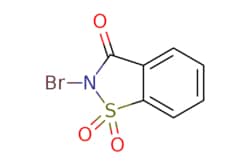 eMolecules​&nbsp;N-Bromosaccharin | Combi-Blocks | 35812-01-2 | MFCD03844772 | 262.080 | C7H4BrNO3S | 96.000 | BrN1C(=O)c2ccccc2S1(=O)=O | 5g | 249364091
