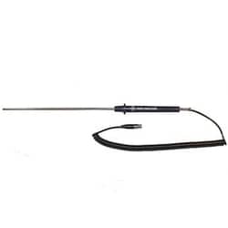 Cole-Parmer General Purpose RTD Probe, 100 Ohm, 5-ft Coil Cable; 18" L,