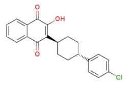 eMolecules​&nbsp;95233-18-4 | 2-(trans-4-(4-Chlorophenyl)cyclohexyl)-3-hydroxy-1,4-naphthalenedione |  Angene Chemical | MFCD00889188 | 366.84 |  C22H19ClO3 | 99 |  OC1=C([C@H]2CC[C@@H](CC2)c2ccc(Cl)cc2)C(=O)c2ccccc2C1=O |  1g | 391820937