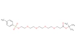 eMolecules​&nbsp;Tos-PEG5 t-butyl ester | Broadpharm | 581065-94-3 | MFCD22574810 | 476.580 | C22H36O9S | 98.000 | Cc1ccc(cc1)S(=O)(=O)OCCOCCOCCOCCOCCC(=O)OC(C)(C)C | 250mg | 353441935