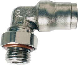 MSC Legris 3699 56 13 1/4" Outside Diam, 1/4 BSPP, Nickel Plated Brass