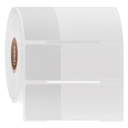 GA International Wrap-Around Cryogenic Thermal-Transfer Labels 1" x 1"