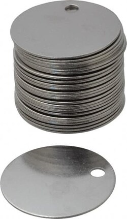 MSC C.H. Hanson 43584 1-1/2 Inch Diameter, Round, Stainless Steel Blank