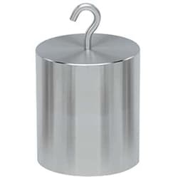 Cole-Parmer Troemner 12310-ST 2 kg, Class F Stainless Steel Hook Top Weight with Traceable Certificate