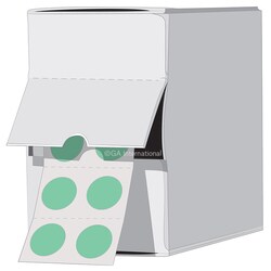 GA International Writable Cryogenic Labels 0.35" / 9mm Circle Mint From