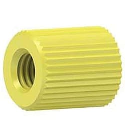 Cole-Parmer&nbsp;Idex P-754 Tubing Cap, Yellow ETFE, 10-32 Coned; 1/Ea