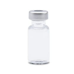Accuflow Systems Sterile Empty Vial (SEV), 2.0 mL, 13 mm glass with silver cap - 25/pack