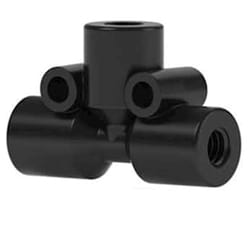 Cole-Parmer&nbsp;Idex P-727-01 High-Pressure Tee Body, Peek, 0.020