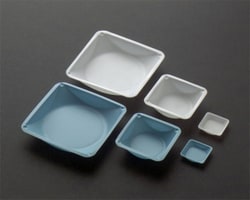 Accuflow Systems Eagle Thermoplastics Square Weighing Dish, Polystyrene,