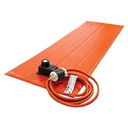 Cole-Parmer BriskHeat SRP18361PADJB Silicone Heating Blanket with Controller, 50-160F, 18x36 Size, 120 Volt, 810 Watt