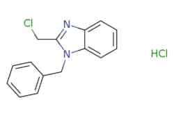 eMolecules​&nbsp;1-Benzyl-2-chloromethyl-1H-benzoimidazole hydrochloride | J & W PharmLab LLC | 878748-66-4 | MFCD02183643 | 293.190 | C15H14Cl2N2 | 96.000 | Cl.ClCc1nc2ccccc2n1Cc1ccccc1 | 500mg | 452543027